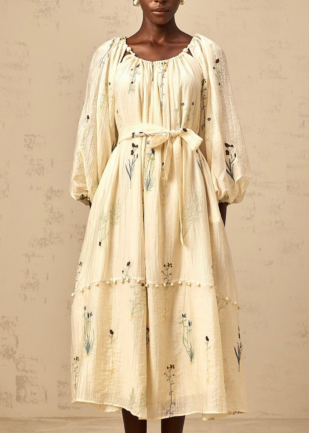 Bria Embroidered Dress