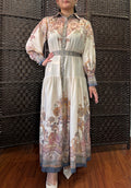 Paisley Button-Down Dress