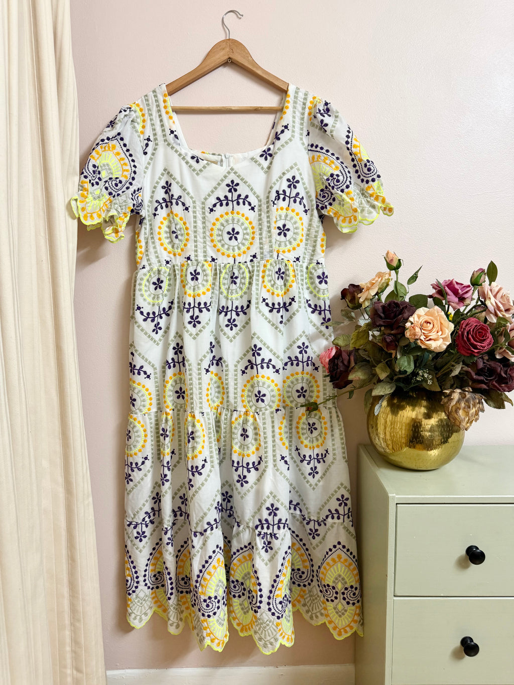 Eyelet dress