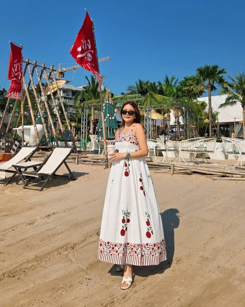 Cherry Print Sun Dress