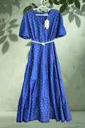 Blue Eyelet Dress