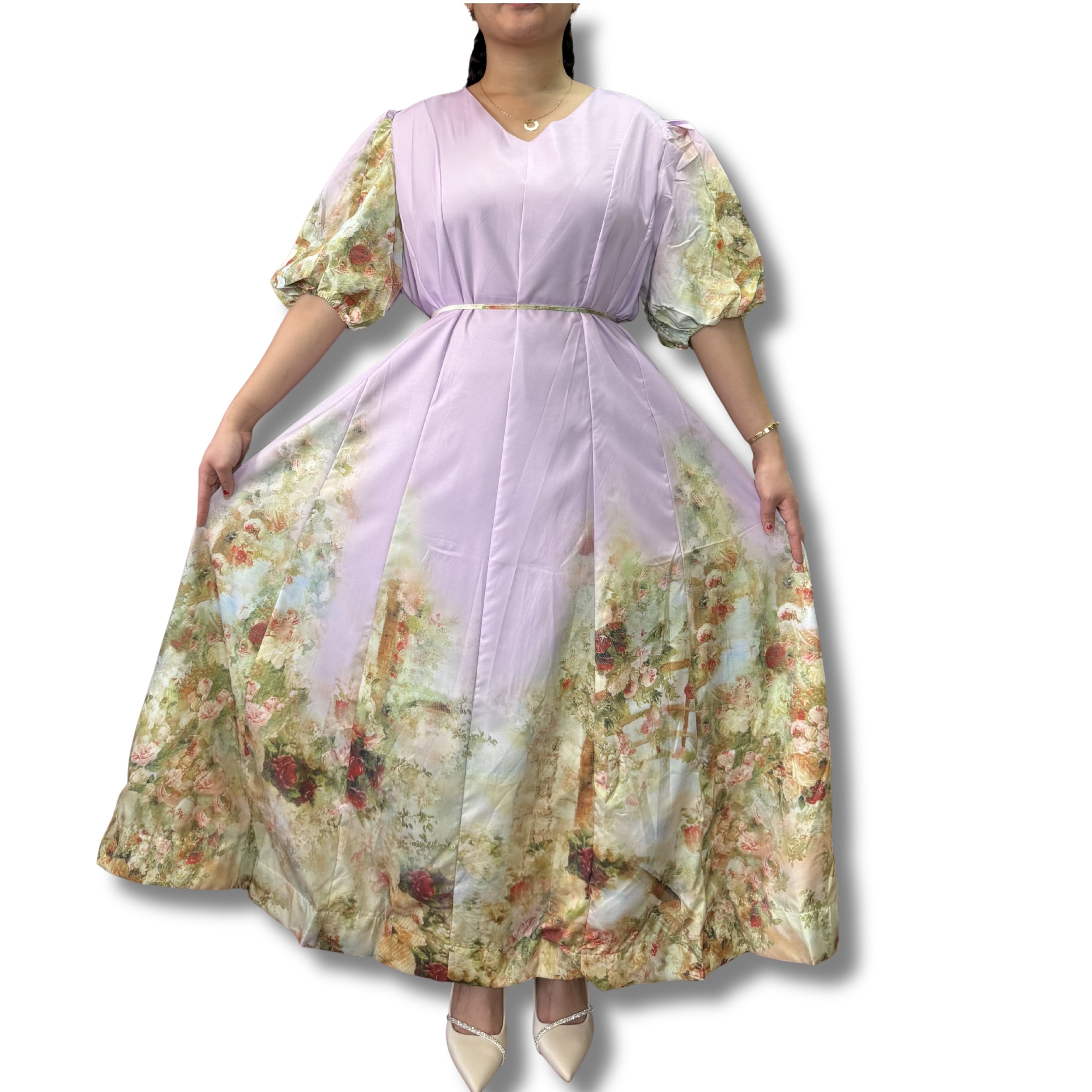 Garden Print Dress