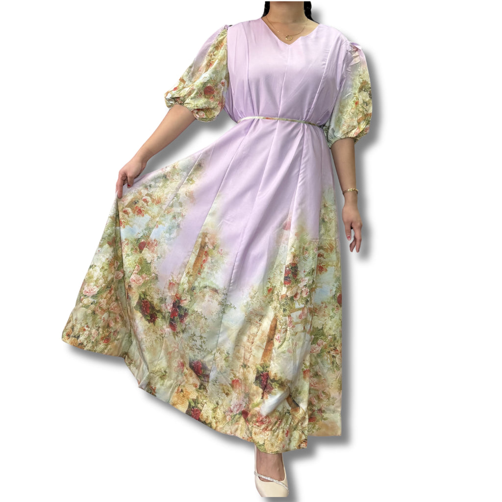 Garden Print Dress